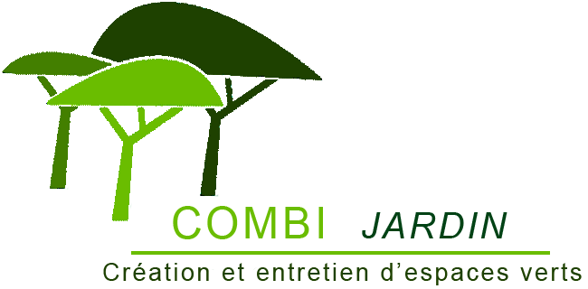 Logo COMBI JARDIN Texte décalé